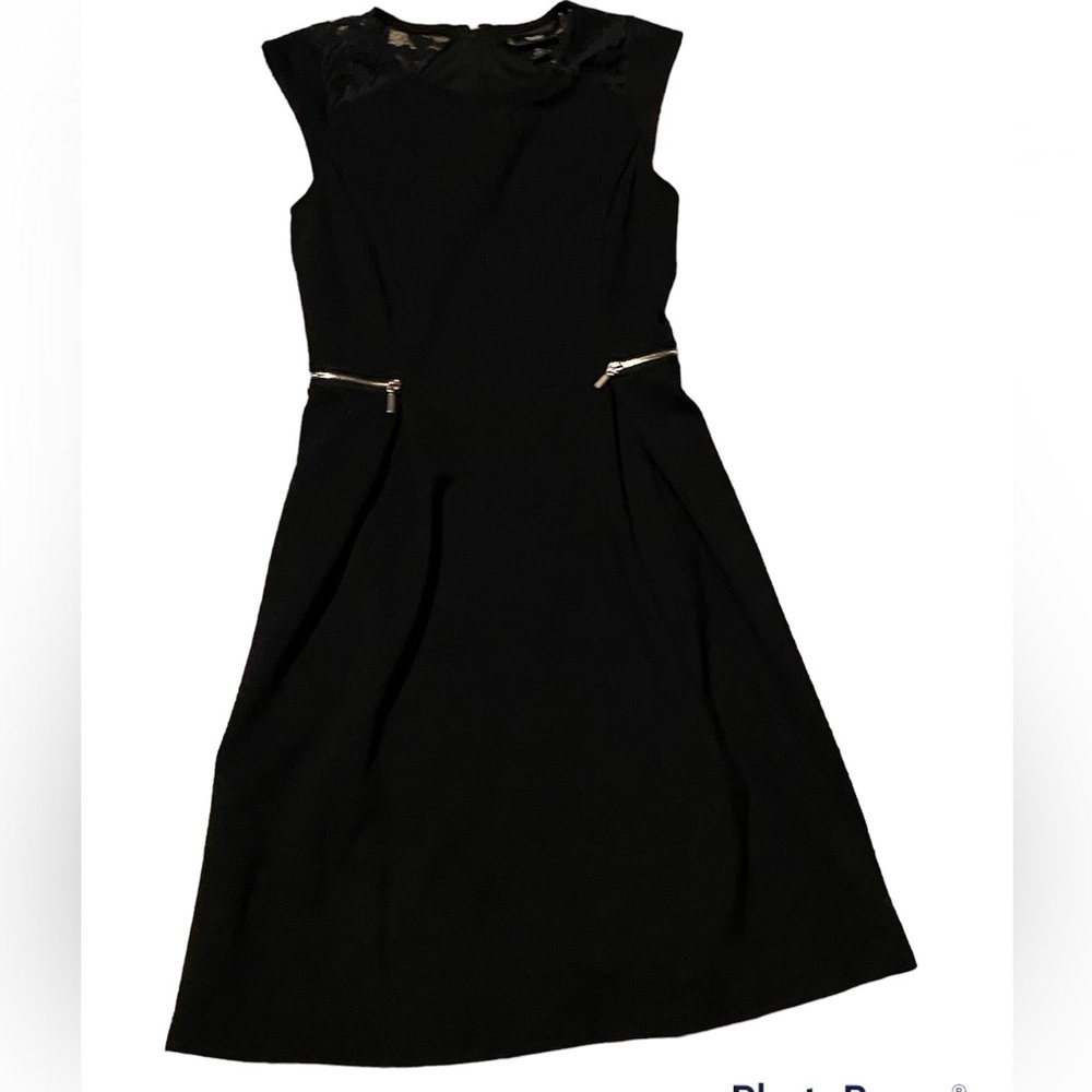 Mossimo Small A line Zip Back dress with lace detail